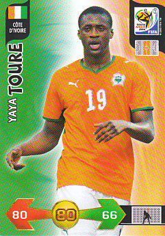 Yaya Toure Cote D'Ivoire Panini 2010 World Cup #67